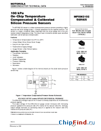 Datasheet MPXM2102A manufacturer Motorola